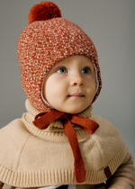 Зимний комплект шапка с манишкой