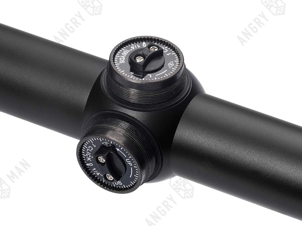 Прицел Quartz 4x32, AO, сетка 3 (Mil-Dot) нить, без подсветки, 25.4мм, 1/4 МОА, 352г, Gaut