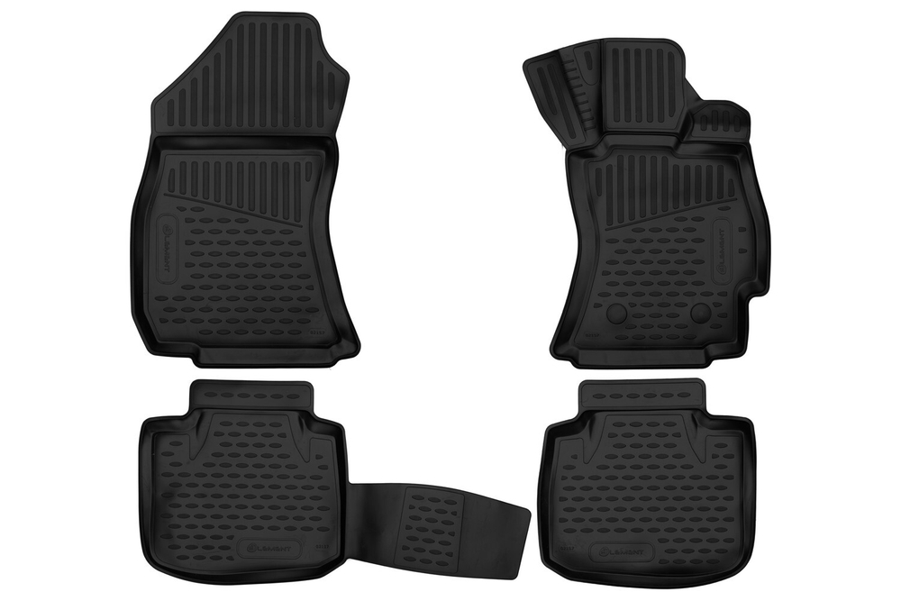 Коврики в салон для SUBARU Outback 2015-, правый руль, 4шт. (полиуретан) ELEMENT3DA0N024210K