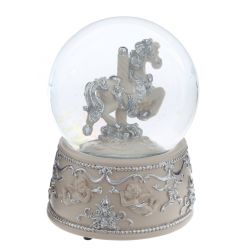 GAEM Фигурка декоративная в стекл шаре "Карусель" (ключ, муз), D 10 см, L10 W10 H14 см