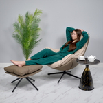 Оттоманка HUG латте, экокожа