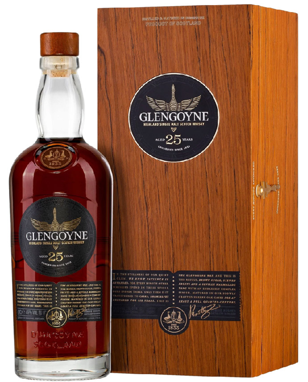 Glengoyne Highland Single Malt Scotch Whisky 25y.o. 0,7 л.