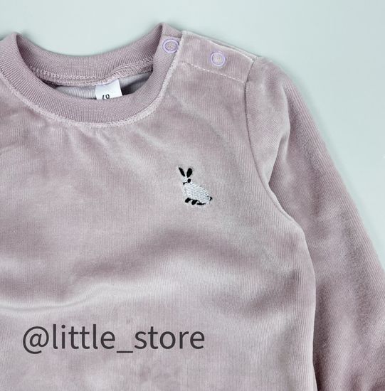 Комплект велюровый "Пушок" Лаванда