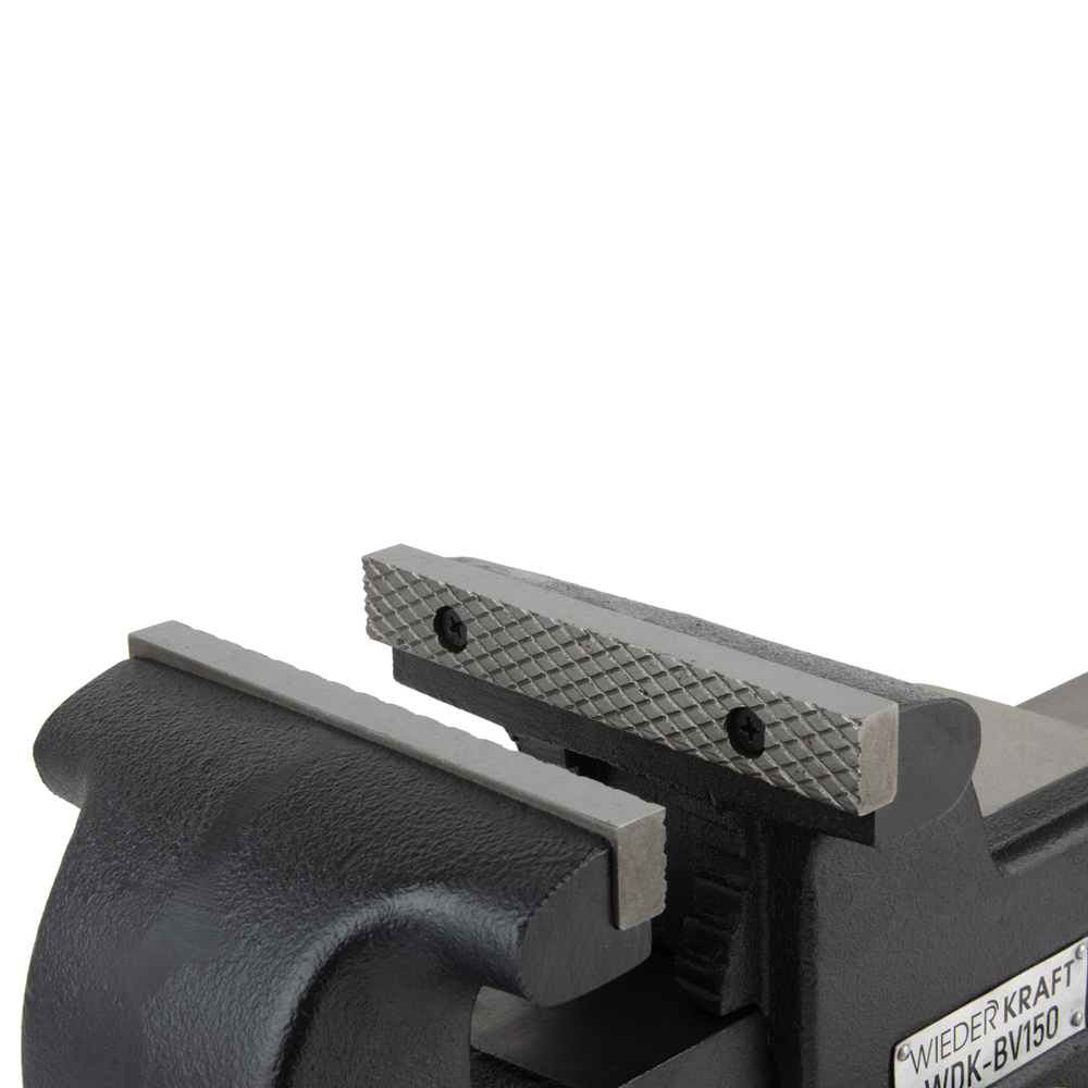 WDK-BV150 Профессиональные слесарные тиски поворотные с наковальней 150 мм