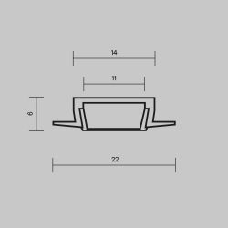 Профиль Maytoni ALM-004-B-2M 632010