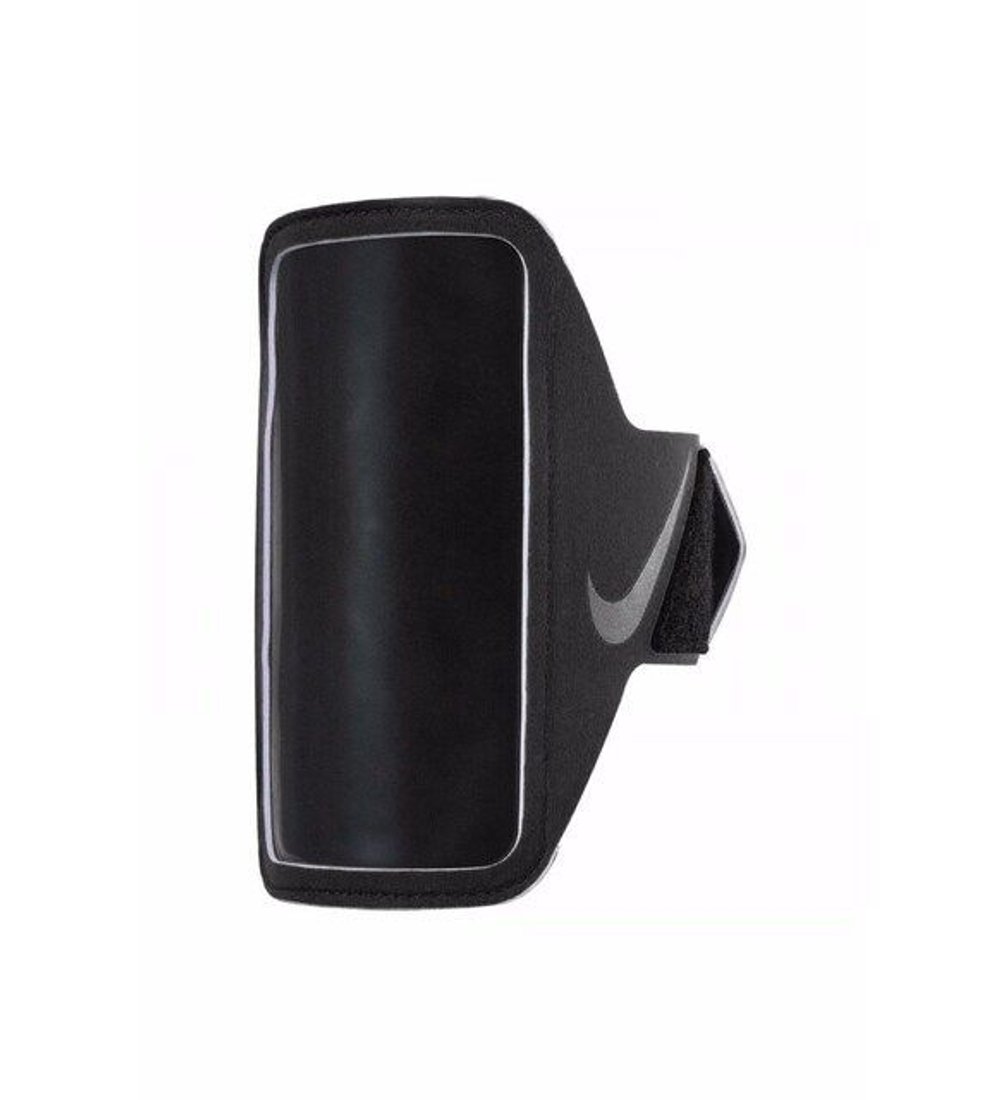 Спортивный чехол для бега на руку  NIKE LEAN ARM BAND, черный, N.000.1324.082.OS