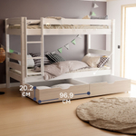 Ящики для кровати выкатные Дана из массива сосны, 2 шт, белый