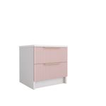Тумба Лавис ТД 400.1 (Белый/Роза)