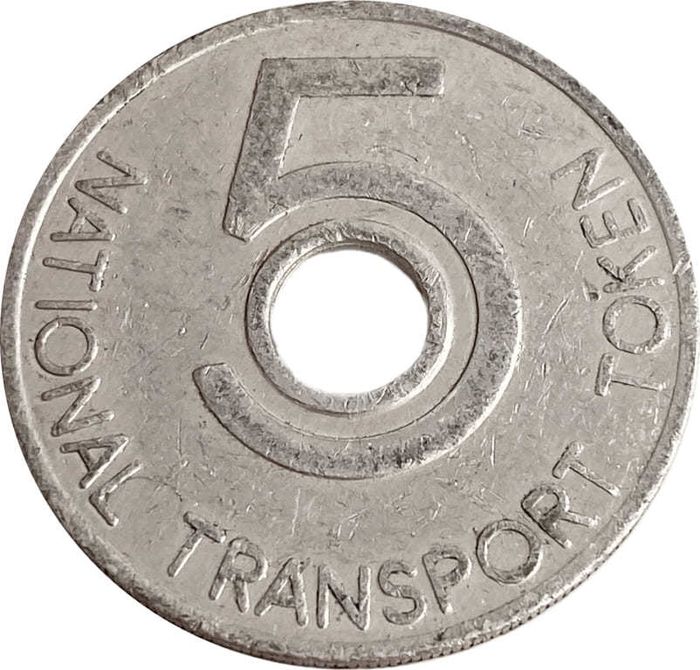 Транспортный жетон метро «NATIONAL TRANSPORT TOKEN» Великобритания