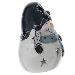 GAEM Фигурка декоративная "Снеговик" с подсветкой (LR44x2), L, L7,5 W6,5 H9 см