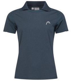 Женское поло Head Padel Tech - navy