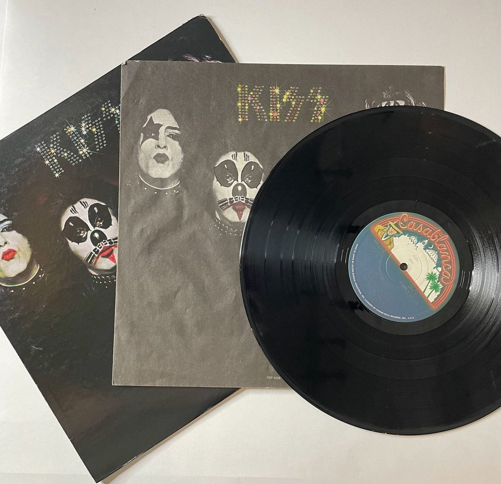 Винтажная виниловая пластинка LP Kiss (Japan 1976) (No Obi) 100,000 Years