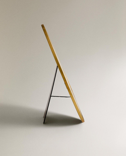 Zara Home Фоторамка из стекла, цвет золотой, 26.7 см