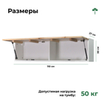 Тумба ТВ навесная Нью-Йорк