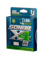 Плетеный шнур для рыбалки TauMANN Sonar PE X4 150m #1.2 (0.18mm) Yellow