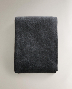 Zara Home плед из полиэстера, синий, 140x190 см