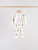 Комбинезон / Слип для малышей Next AW3-046, 4 шт., Синий, Молочный