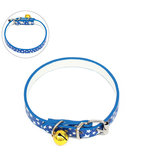 Ошейник "Звездочки", 31х1см, искусственная кожа, микс цветов, Арт.2532962