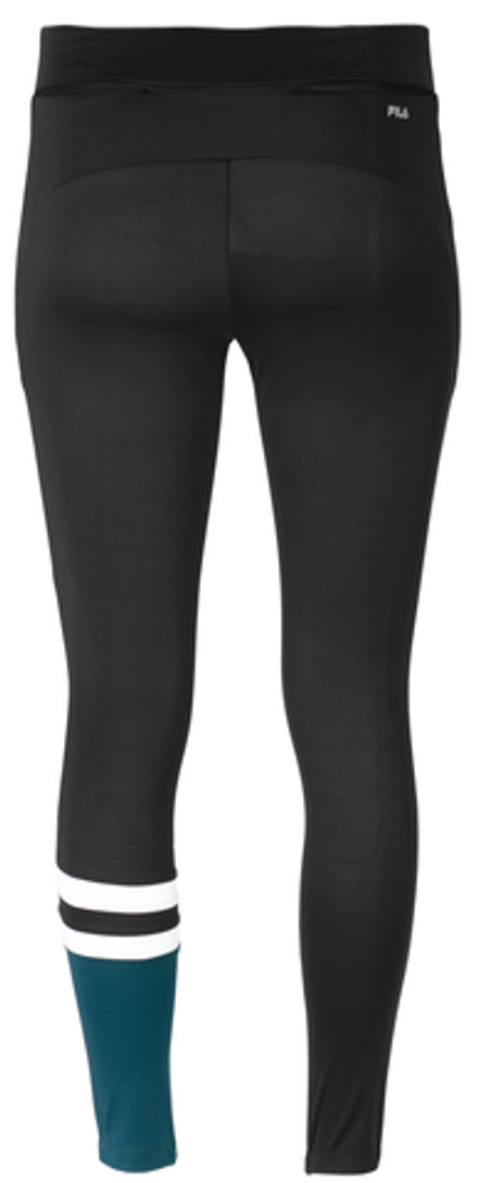 Леггинсы Fila Leggings Erica - black/deep teal