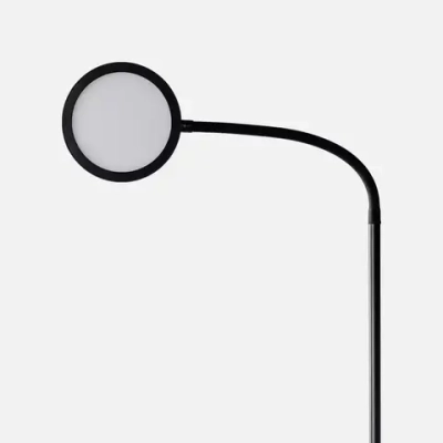 Торшер светодиодный 10Вт, 152 см нейтральный белый свет, чёрный