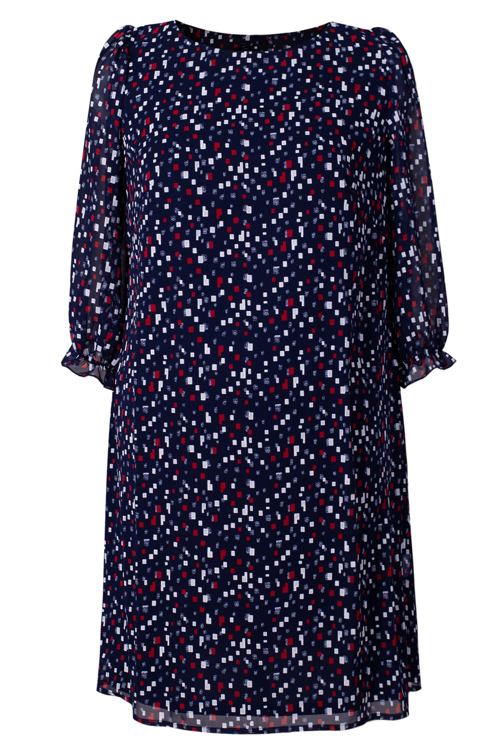 Платье женское 3831ВПБ, ромб #284Рп053831ВПБ