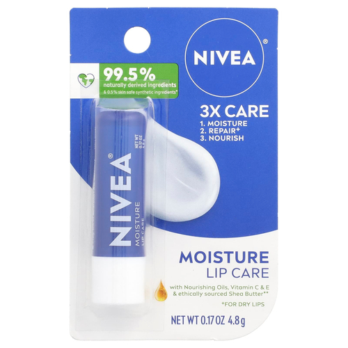 Nivea, Увлажняющее средство для губ, 4,8 г (0,17 унции)