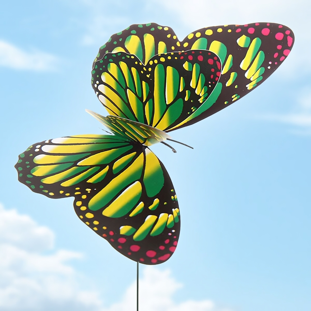 Штекер садовый "Бабочка, двойные крылья" 12*7*40см
