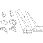 Бордюр для ванны K Studio П-образный 1950х200