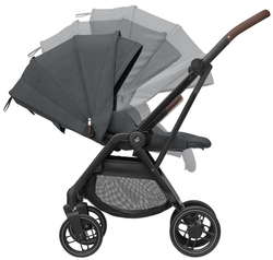Детская коляска Maxi-Cosi Leona2 Oria 3 в 1 с автокреслом CabrioFix Select grey 1204204110 Twillic Graphite/1507050110 Essential Grey