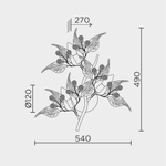 Настенный светильник Modelux ML.6808.450P CR