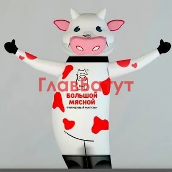 Надувная фигура машет рукой