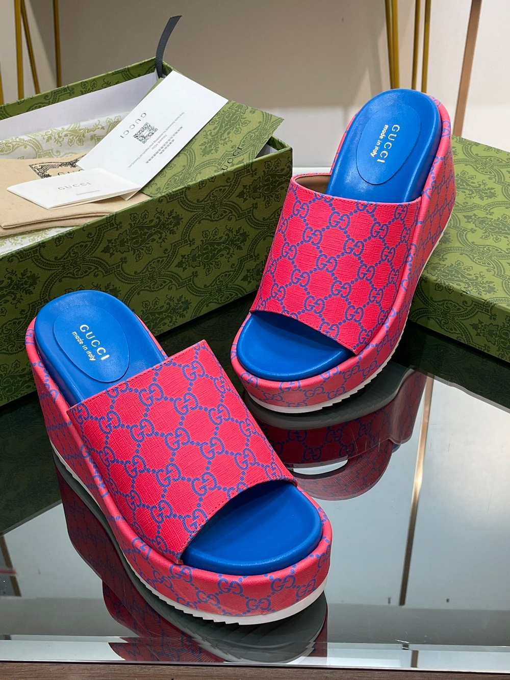 Gucci Platform Slide Sandal