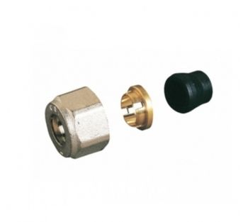 TP 97 16х2 (резьба 24x19) Компрес. фитинг для труб из металлоплас.