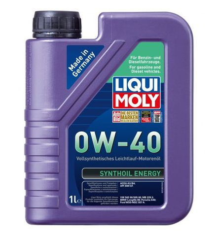 Моторное масло LIQUI MOLY Synthoil Enerqy 0w40 1л