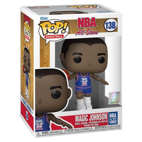 Фигурка Funko POP! NBA All-Stars Magic Johnson (Blue All-Star Uni 1992) (138) 59373