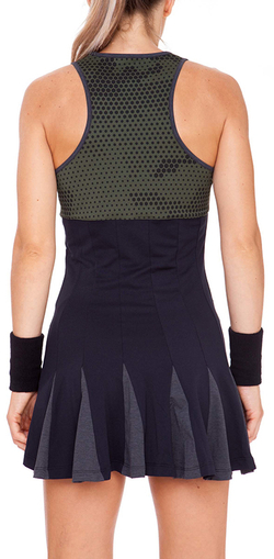 Теннисное платье Hydrogen Tech Camo Dress - green camouflage/black