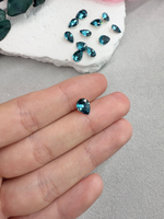Капля Drop 6*8 мм, Indicolite