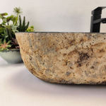 Раковина из речного камня RS-63605 (71*35*16) 0124