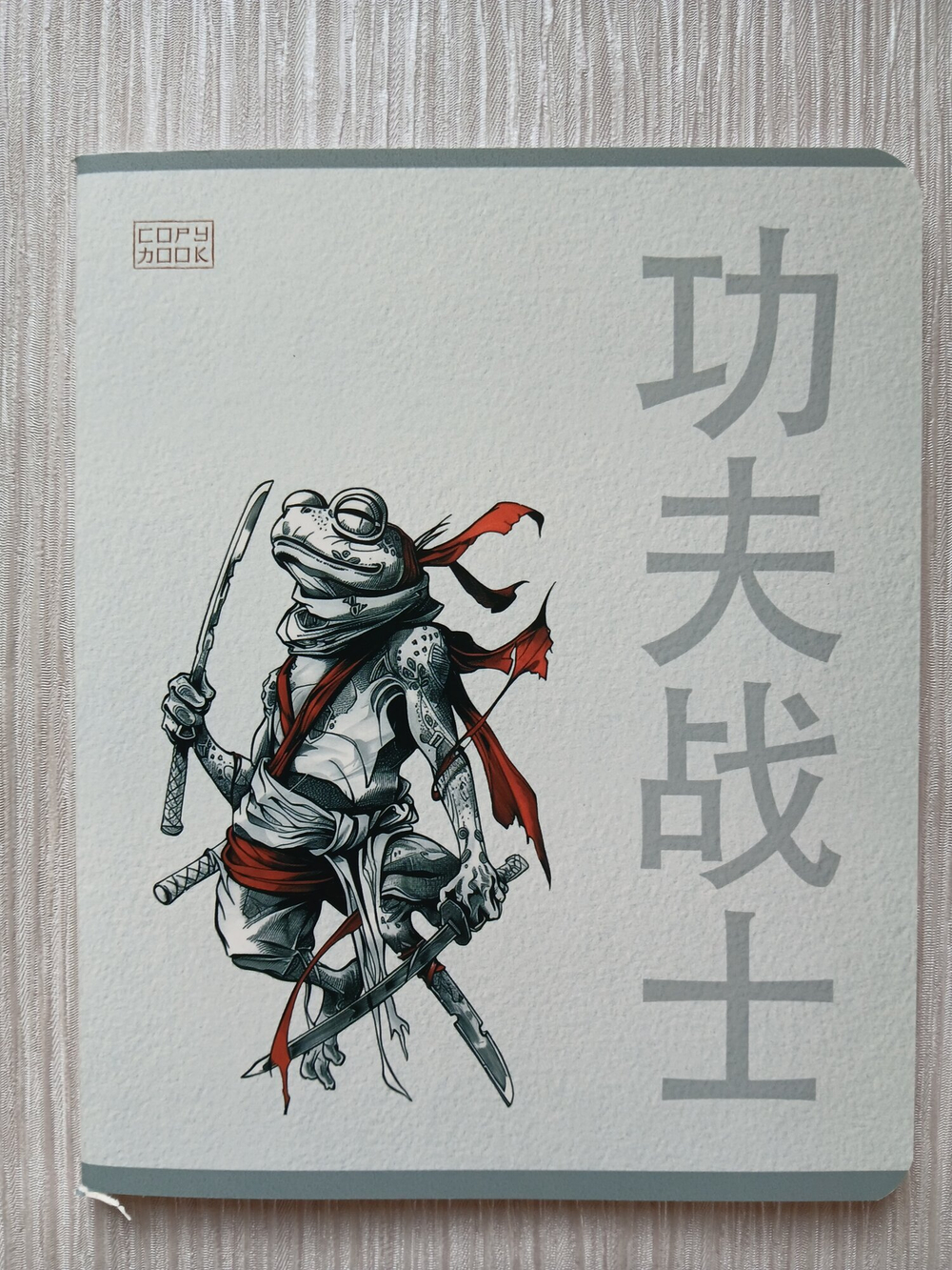 Тетрадь 48 листа А5+.  "Боец Кунг-Фу", общая, клетка. Формат А5+ (163*203 мм). Арт.120040. С полями. Комплект 5 шт.