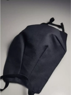 Маска многоразовая,хлопок, черная