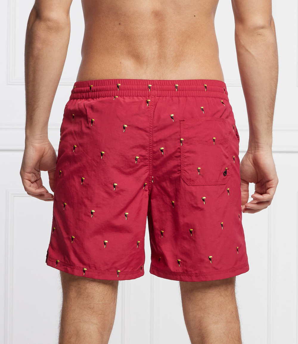 шорты для плавания Guess Underwear - бордовый(F2GT17 WO07O)