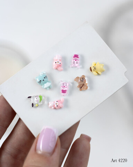 Фигурки микс 8-10мм 12 шт Art. 4220