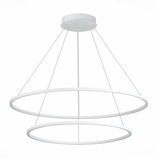 ST605.503.91 Cветильник подвесной SMART ST-Luce Белый/Белый LED 1*91W 2800-6500K AURA