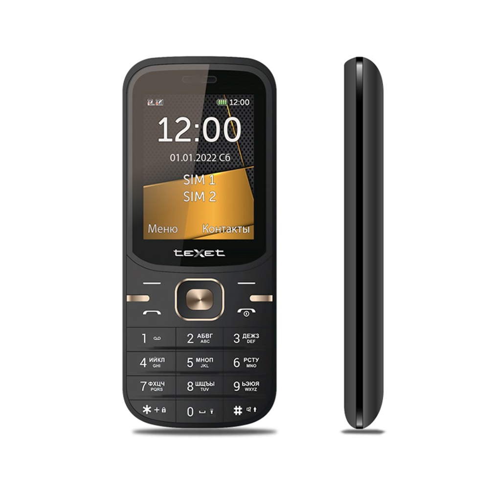 216-TM мобильный телефон  черный без ЗУ и кабеля
