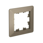 ATLASDESIGN AIR 1-постовая РАМКА, ШАМПАНЬ/дымчатый черный