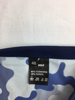Купальник Solo раздельный синий 46 размер, новый