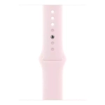 Apple Watch Series 9, 45 мм, из алюминия розового цвета, спортивный ремешок