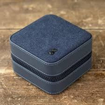 Органайзер для часов и украшений Stackers Canvas Watch & Jewellery Box - Blue Canvas (Blue Canvas / синий / Blue Canvas)