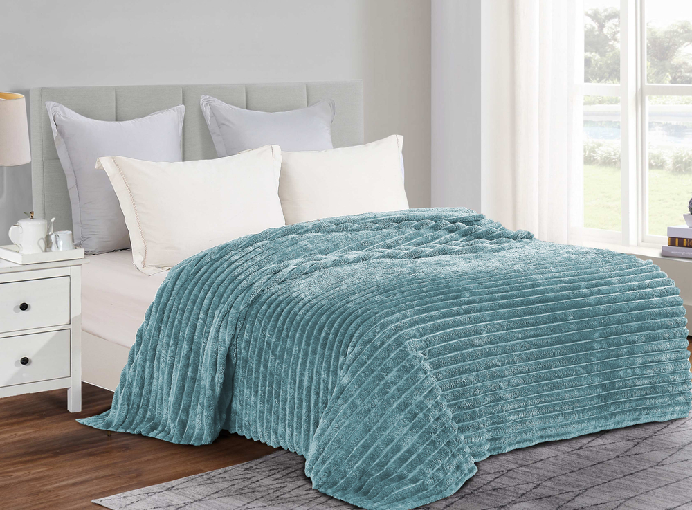 Плед велсофт 100х150 детский "ПВ20" (300гр/м2)