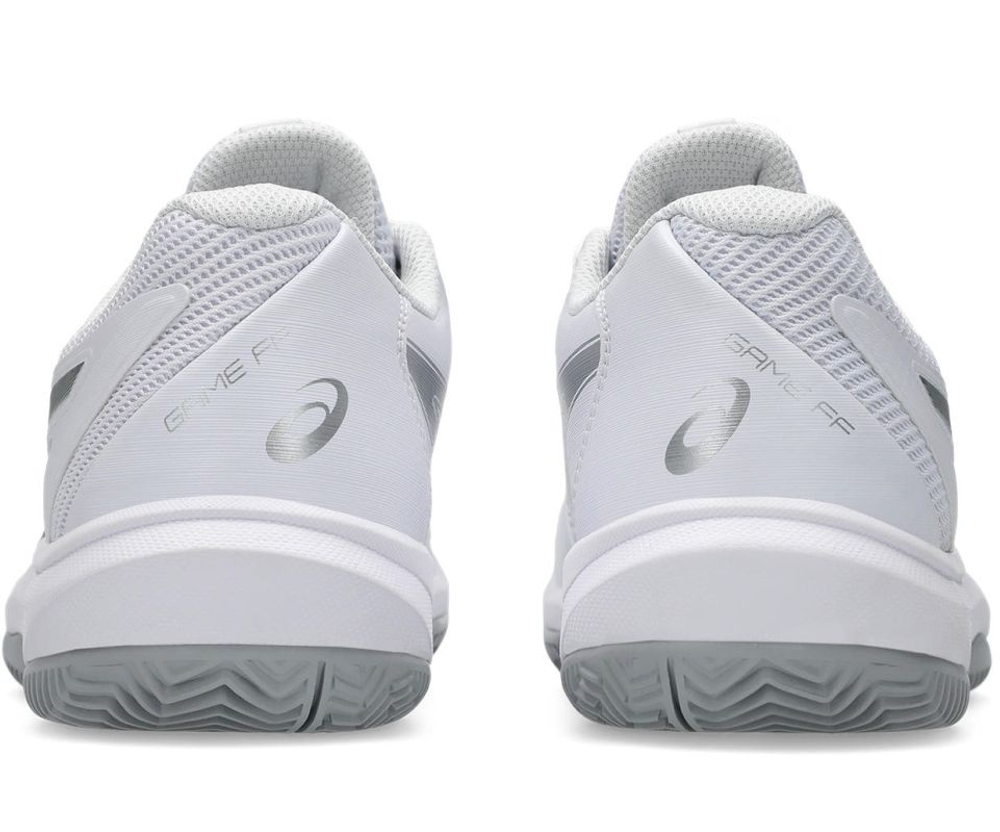 Женские теннисные кроссовки Asics Game FF Clay/OC - white/pure silver
